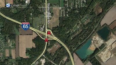 State Road 43 ramp closures on I-65