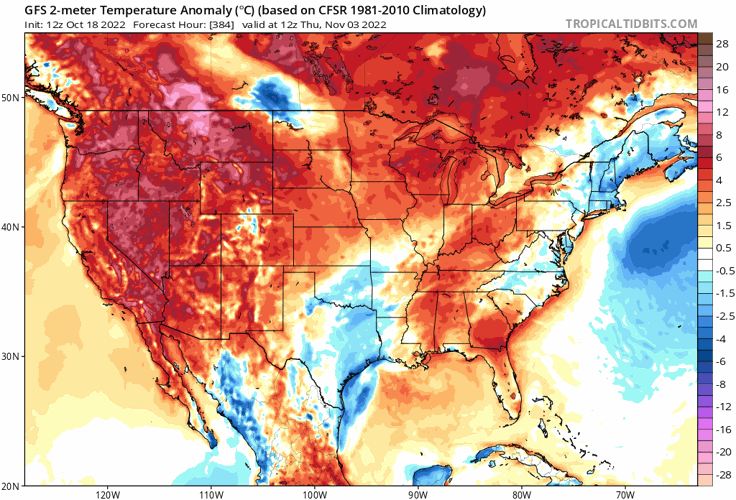 October 18, 545 PM Weather Forecast UpdateFrom Freezing & Some Flakes to Big Warmth! News