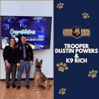 Indiana State Police, Peru District welcomes new K-9 officer.