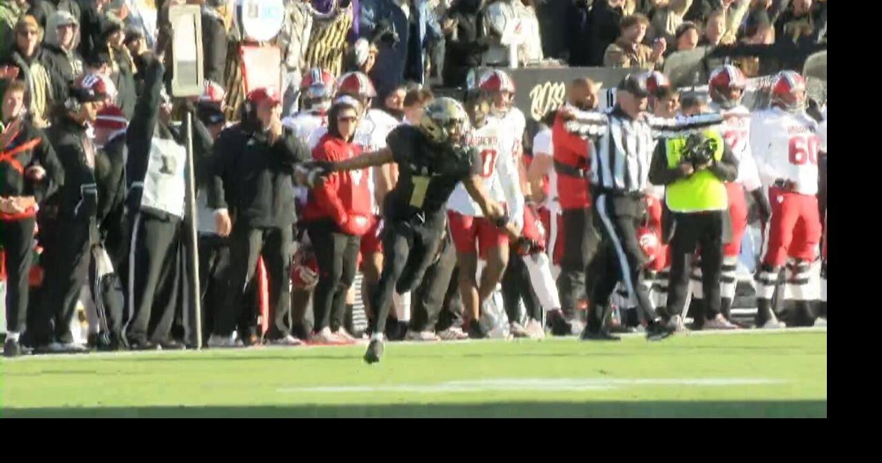 Purdue Wins the Old Oaken Bucket Game to end season 48 Video