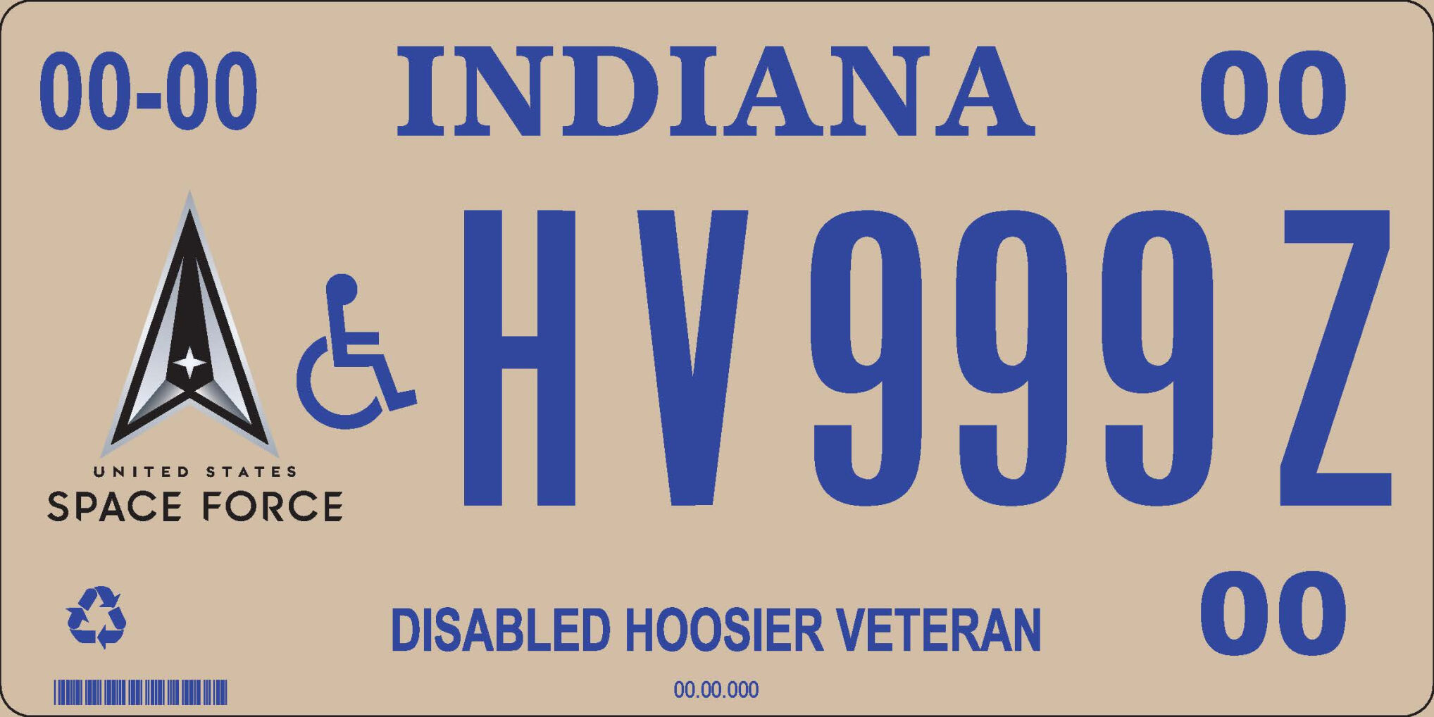 Governor Braun Announces New Space Force License Plate Design