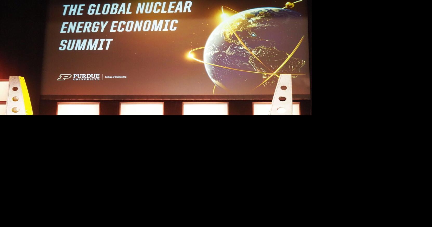 Economy Government & Politics Health & Environment AES small modular reactor announcement highlights nuclear summit at Purdue University