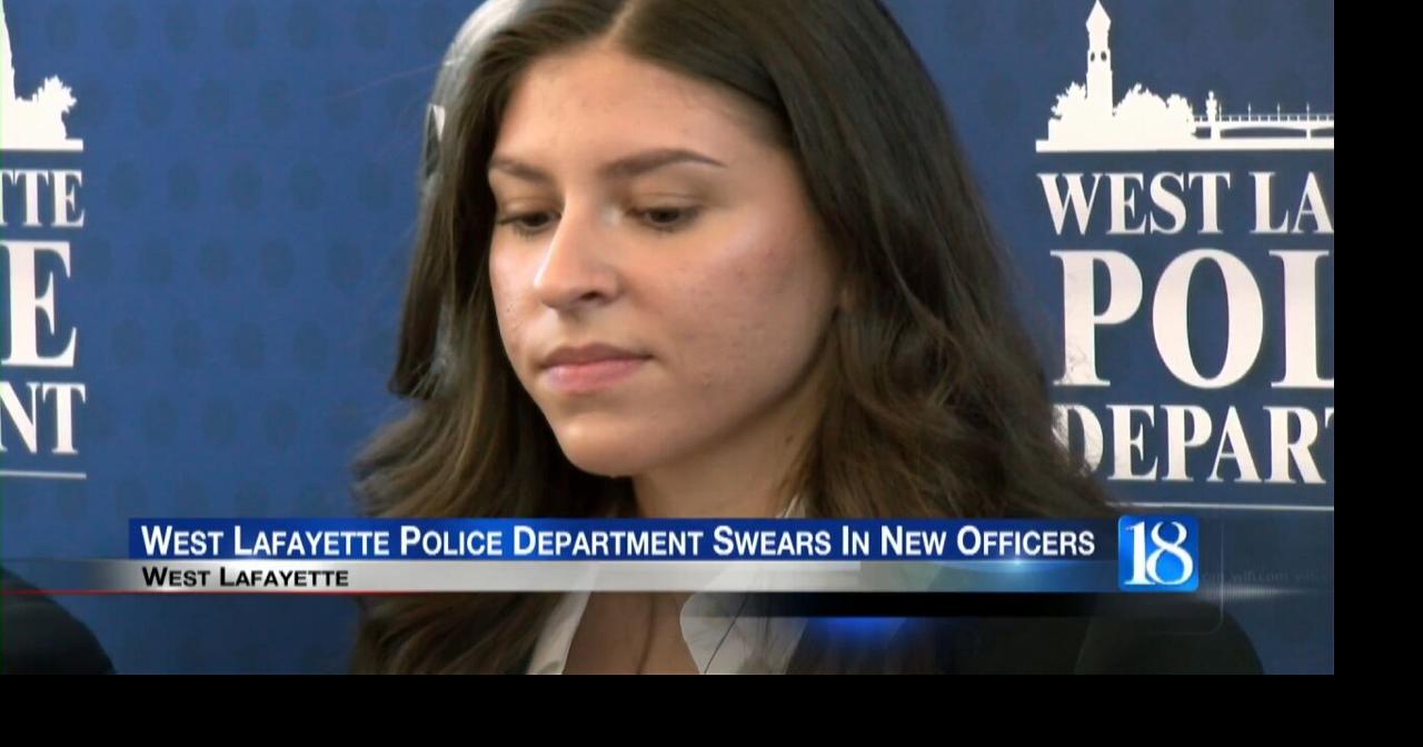 WLPD swears in two new officers Officer Aksana Allen Video