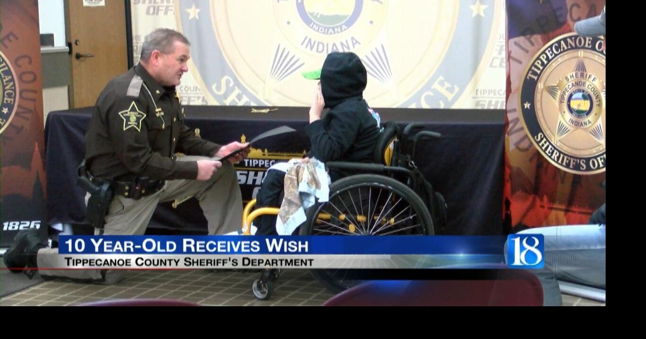 Tippecanoe County Sheriff's Department makes local boy's wish come true