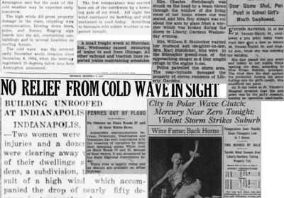 Local Weather History: Major Storm & The Historic Temperature Drop