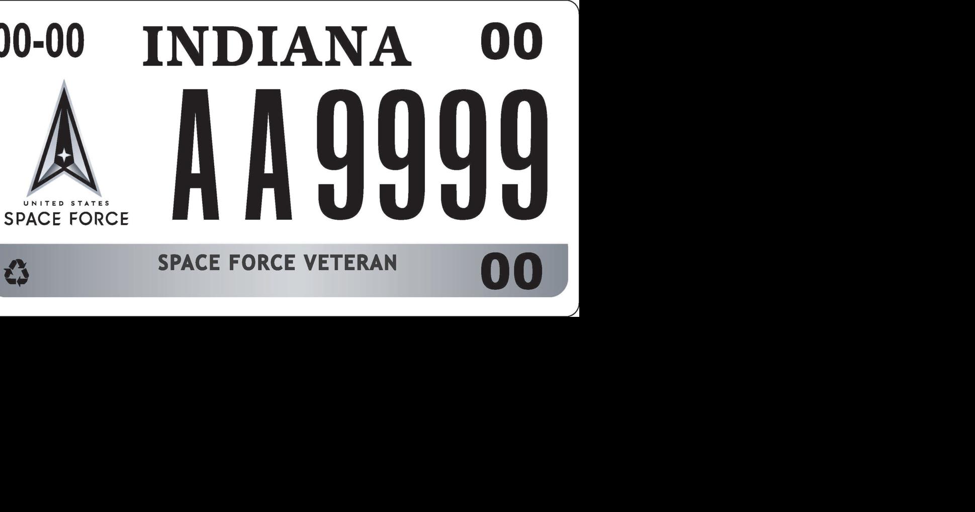Governor Braun Announces New Space Force License Plate Design
