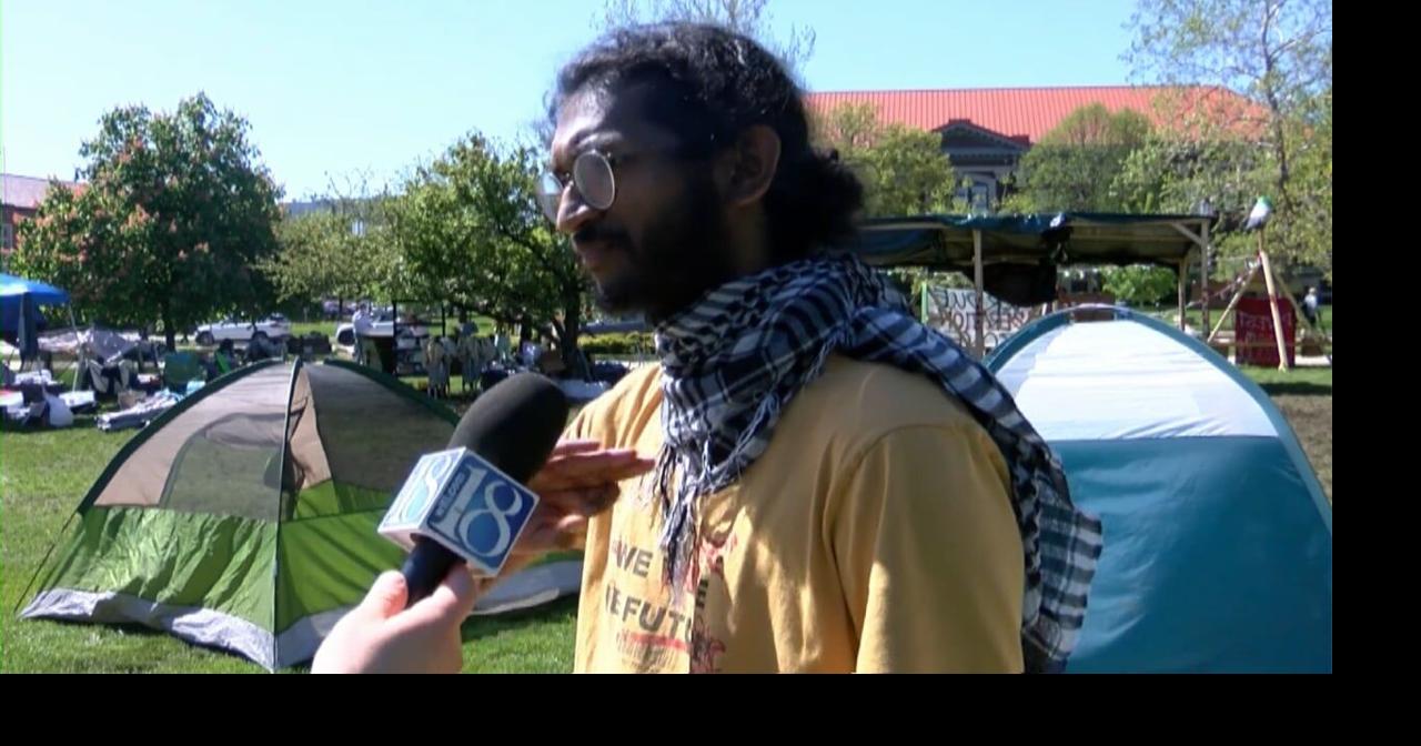 Four students involved in pro-Palestinian protest on campus facing