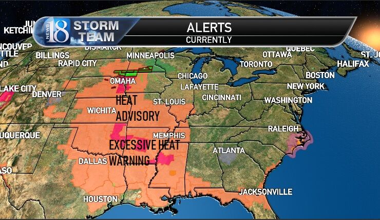 June 24, 6 PM Weather Forecast Update-The Latest On Heat Surges & Storm ...