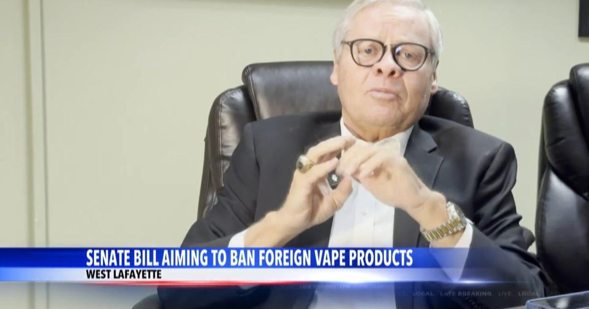Indiana Lawmakers Advance Bill to Ban Foreign Vape Products, Targeting China | News | wlfi.com Indiana Lawmakers Advance Bill to Ban Foreign Vape Products, Targeting China | News | wlfi.com