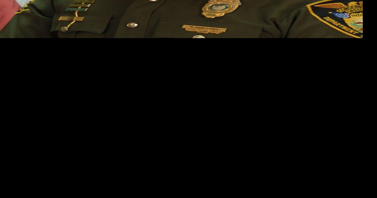 Indiana Conservation Officer Ryan Blackman named 2025 District 3 Officer of the Year.