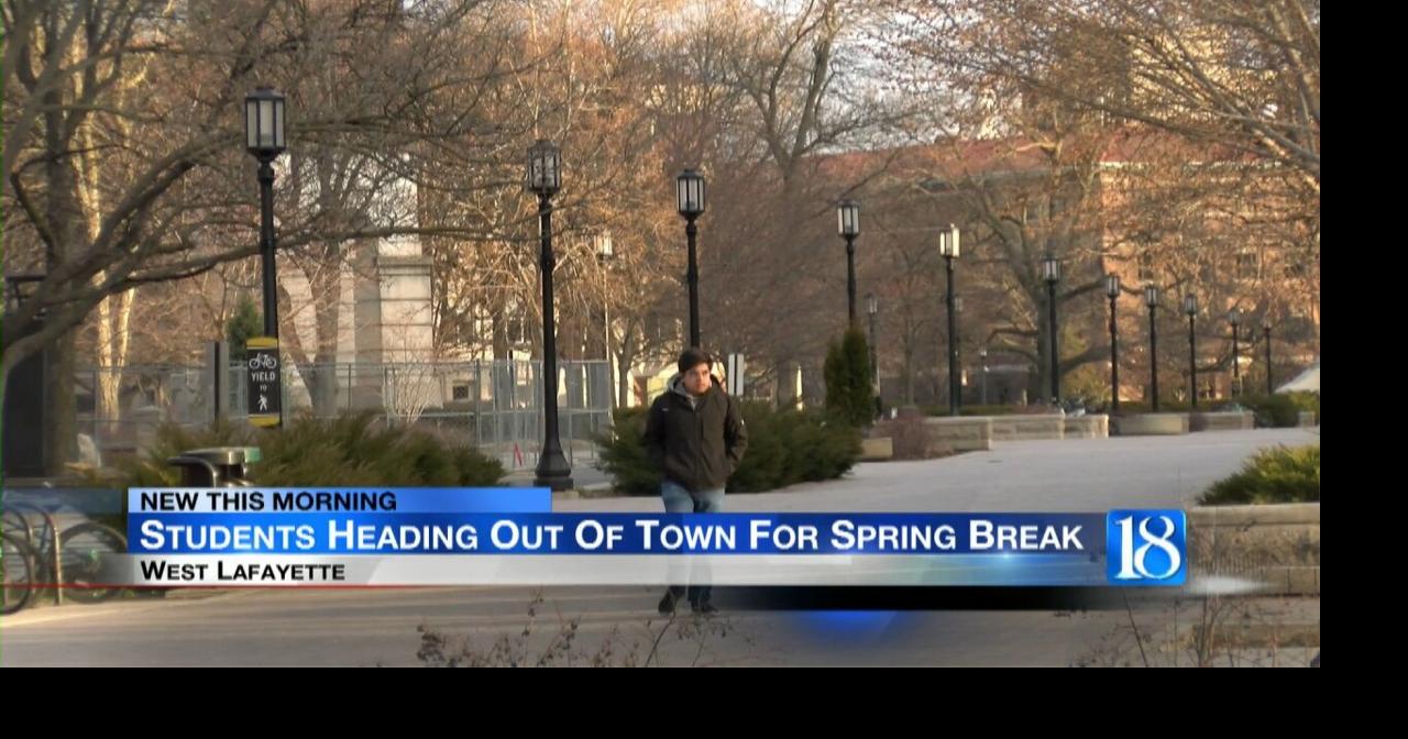 Purdue students head out of town for spring break Video
