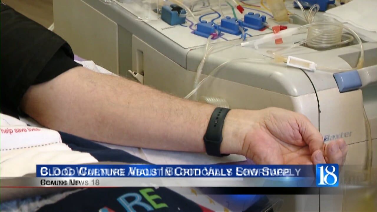 Health News 18: C.D.C Warning About Blood Vials Shortage