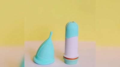 Sunny Menstrual Cup and Applicator