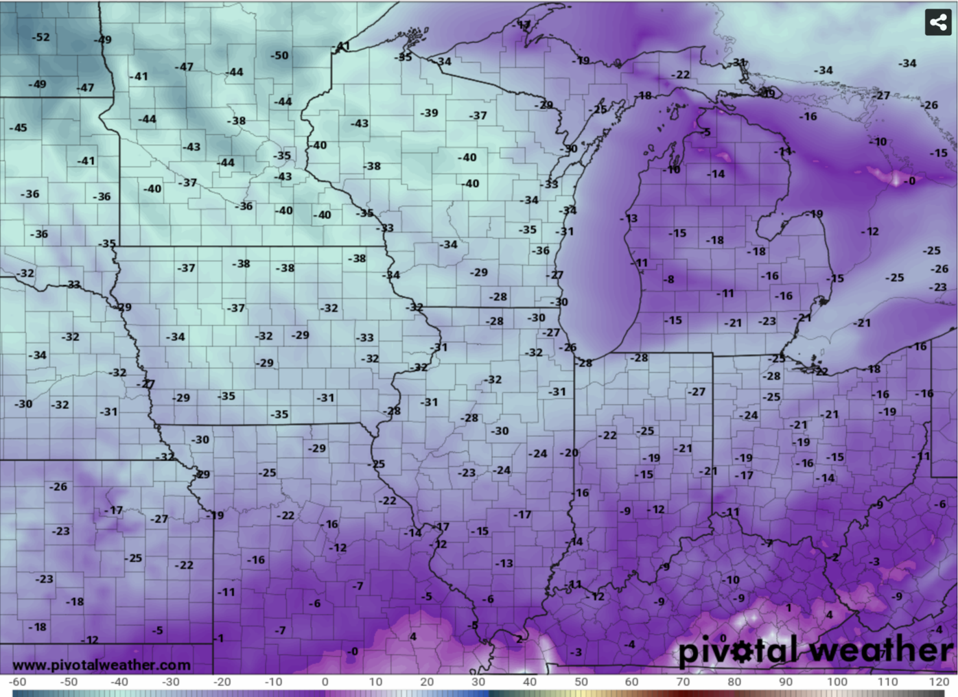 January 18, 7 PM Weather Forecast Update-Brutal Cold Ahead with Some Snow &  Lots of Wind, Followed by Big Thaw with Rain, Then Arctic Blast.... | News  | wlfi.com