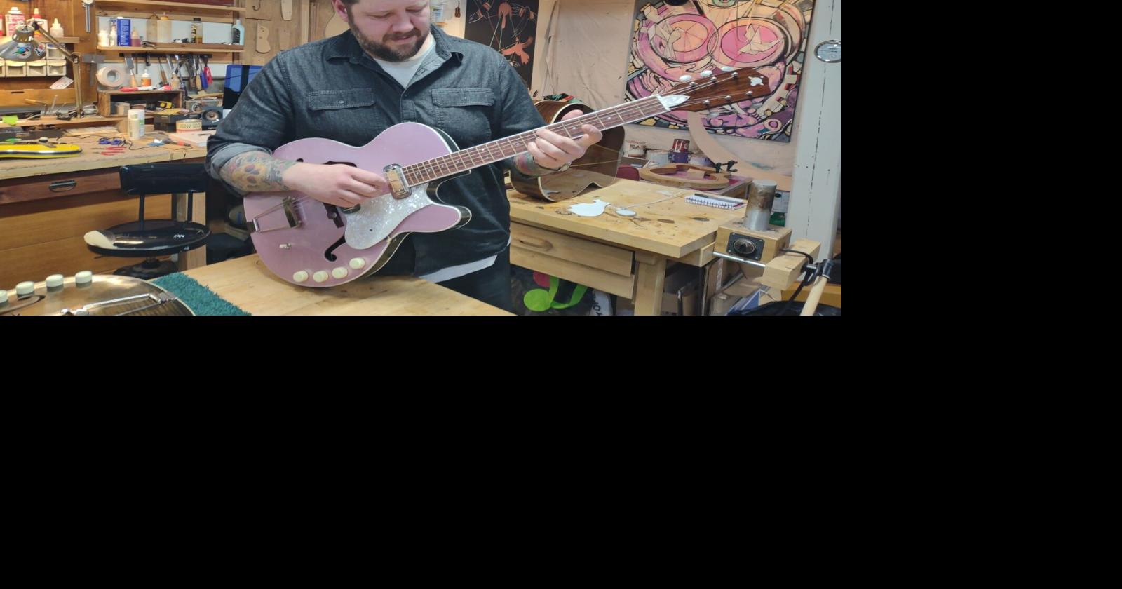 Guitar builder making sweet music in Pawtucket