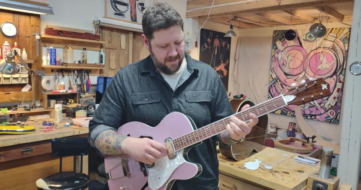 Guitar builder making sweet music in Pawtucket