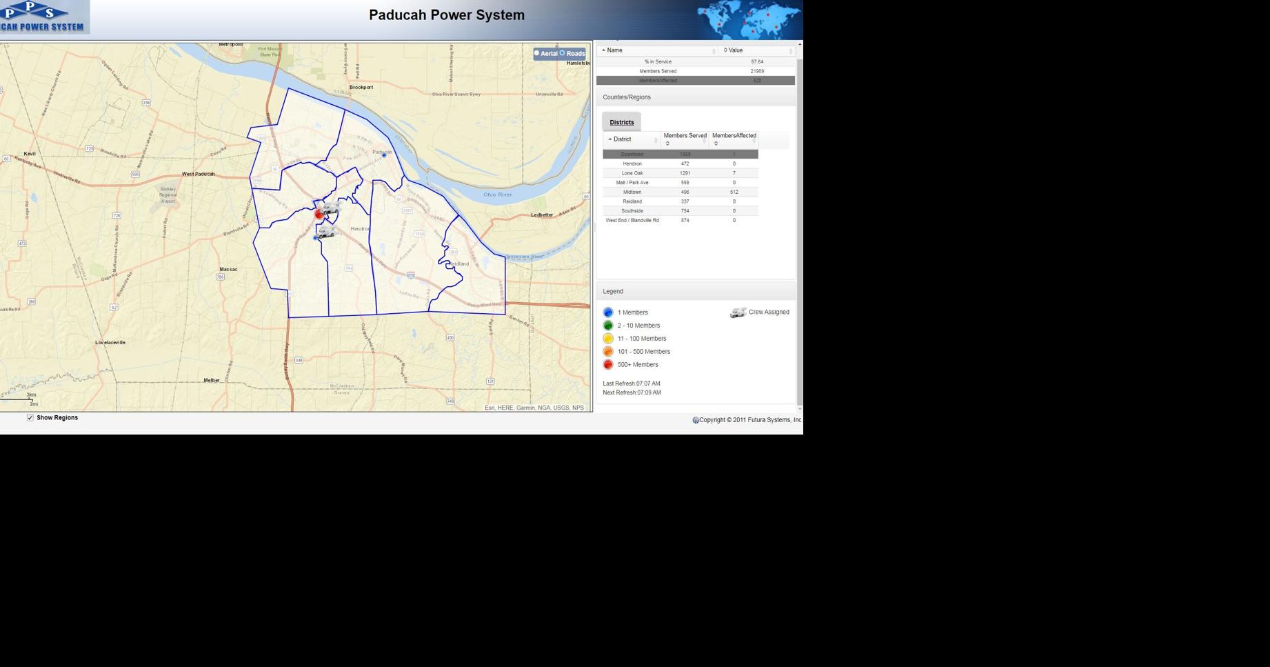 Over 500 people affected in power outage in Paducah News WPSD Local 6