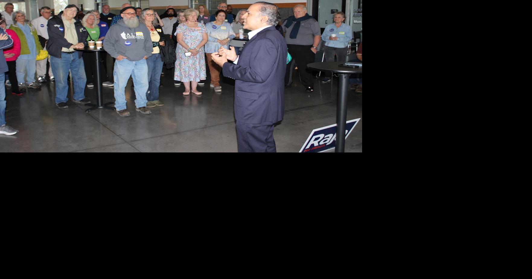 Krishnamoorthi brings Senate campaign to Southern Illinois