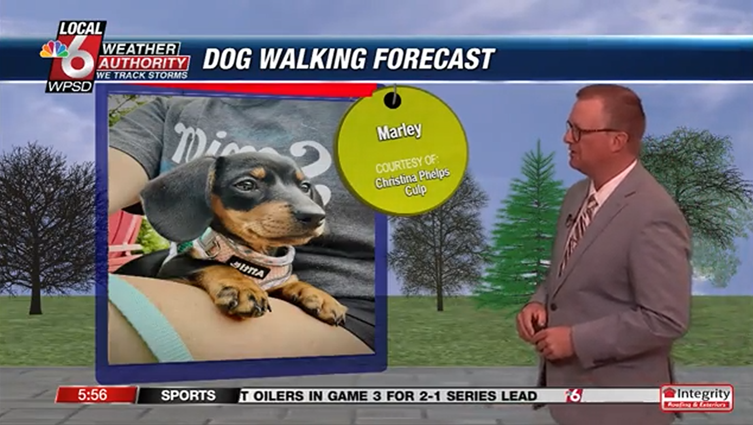 Dog walking forecast 5 10 25 Weather WPSD Local 6