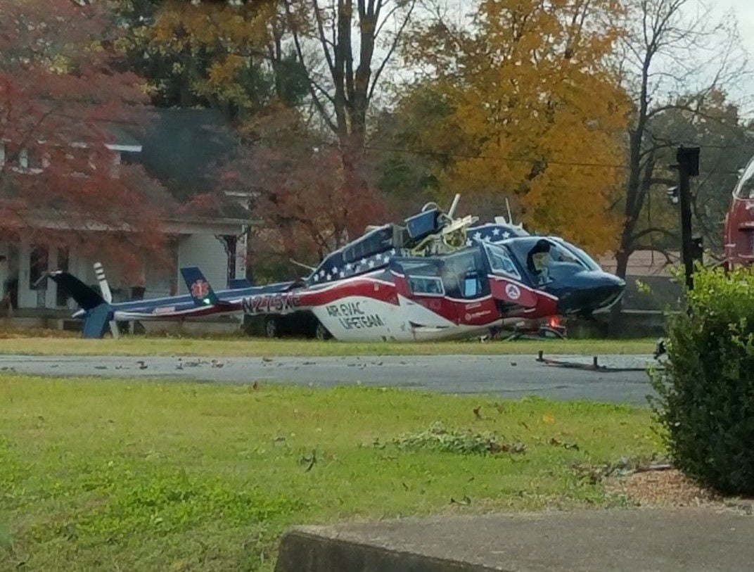 Helicopter makes hard landing in Union City, TN News WPSD Local 6