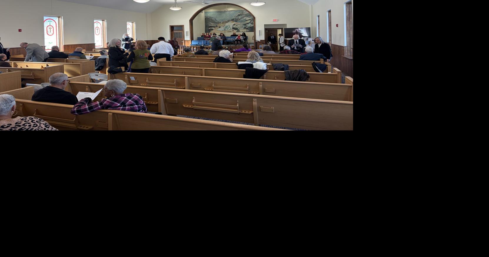 Historic church celebrates recovery from tornado
