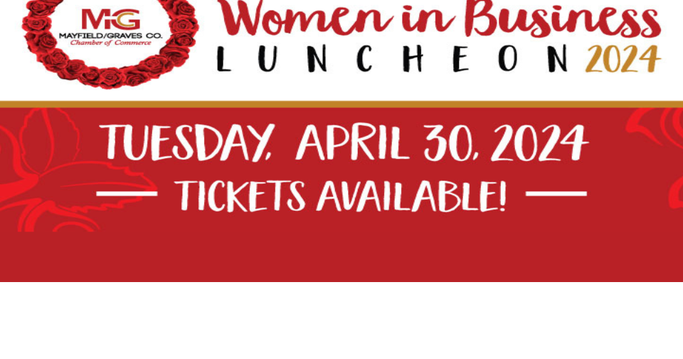 Chamber of Commerce in Mayfield-Graves County to Host Women in Business Luncheon on April 30