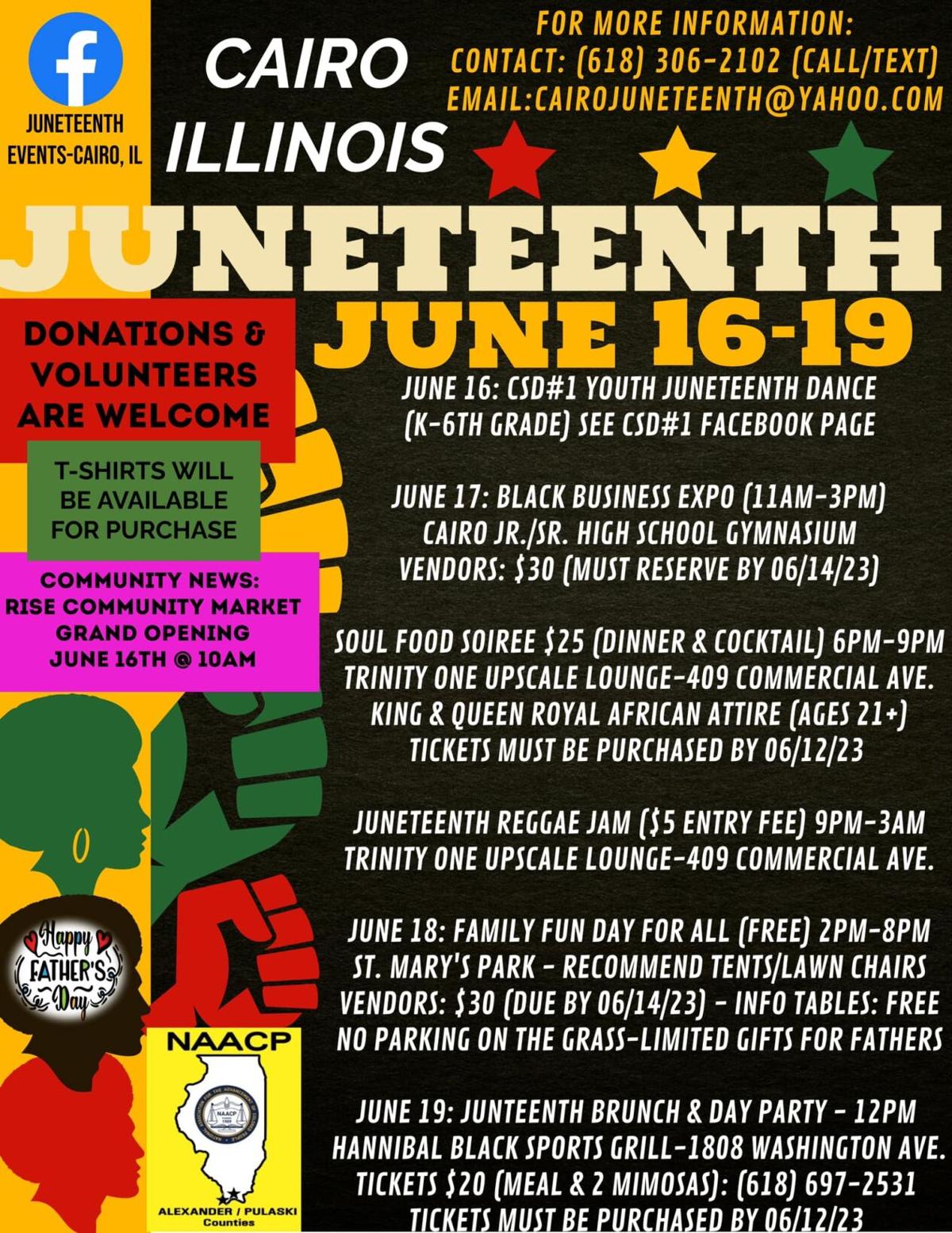 Juneteenth 2023 celebrations in the Local 6 area | <span  class=