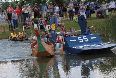 Discovery Park of America hosting cardboard boat race