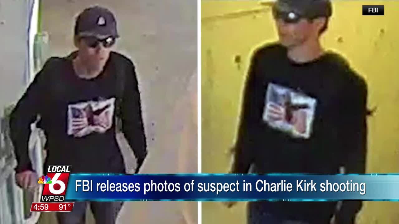 FBI releases photos of person of interest in Kirk shooting | <span class="tnt-section-tag no-link">News</span> | WPSD Local 6