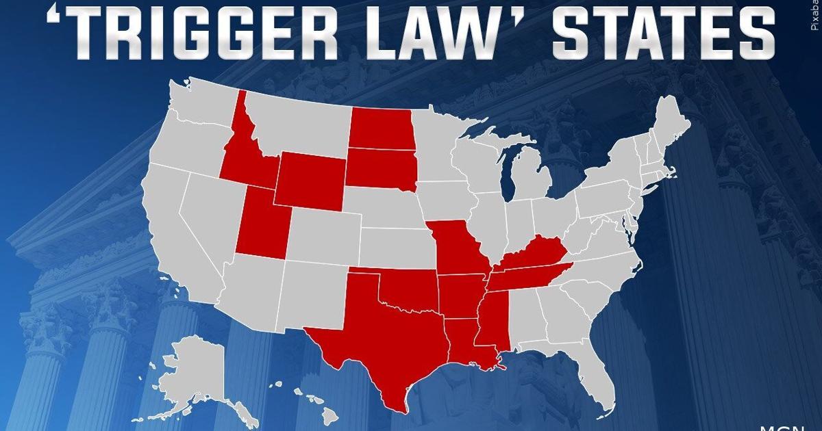 Trigger-Gesetze wirken sich auf drei von vier Local 6-Staaten aus | Nachrichten Trigger-Gesetze wirken sich auf drei von vier Local 6-Staaten aus | Nachrichten