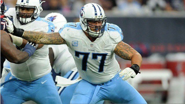 Wednesday's NFL: Taylor Lewan reports to Tennessee Titans with no deal