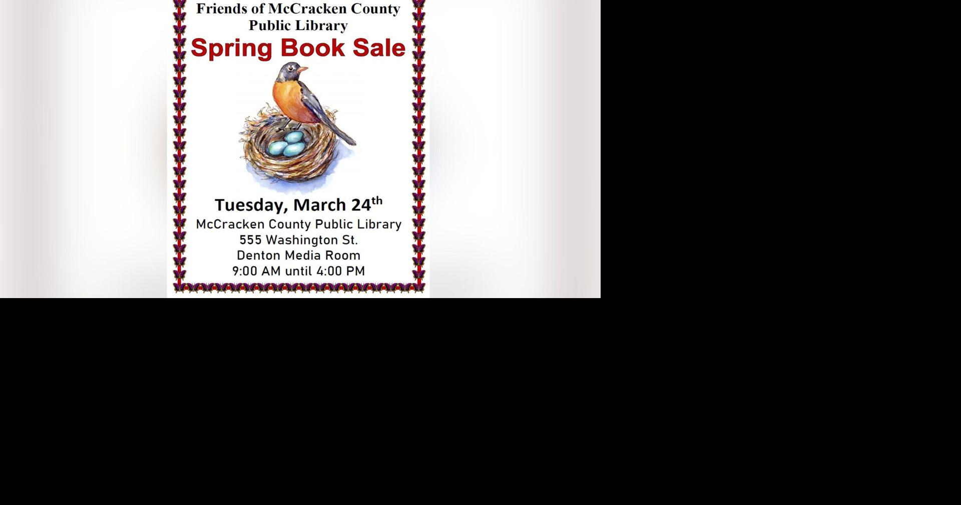 McCracken County Library to hold spring book sale on March 24