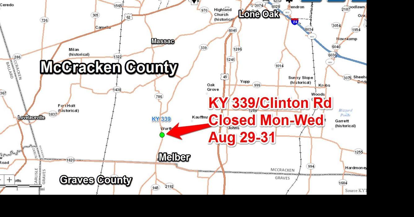 McCracken County road reopens after erosion repaired News WPSD Local 6