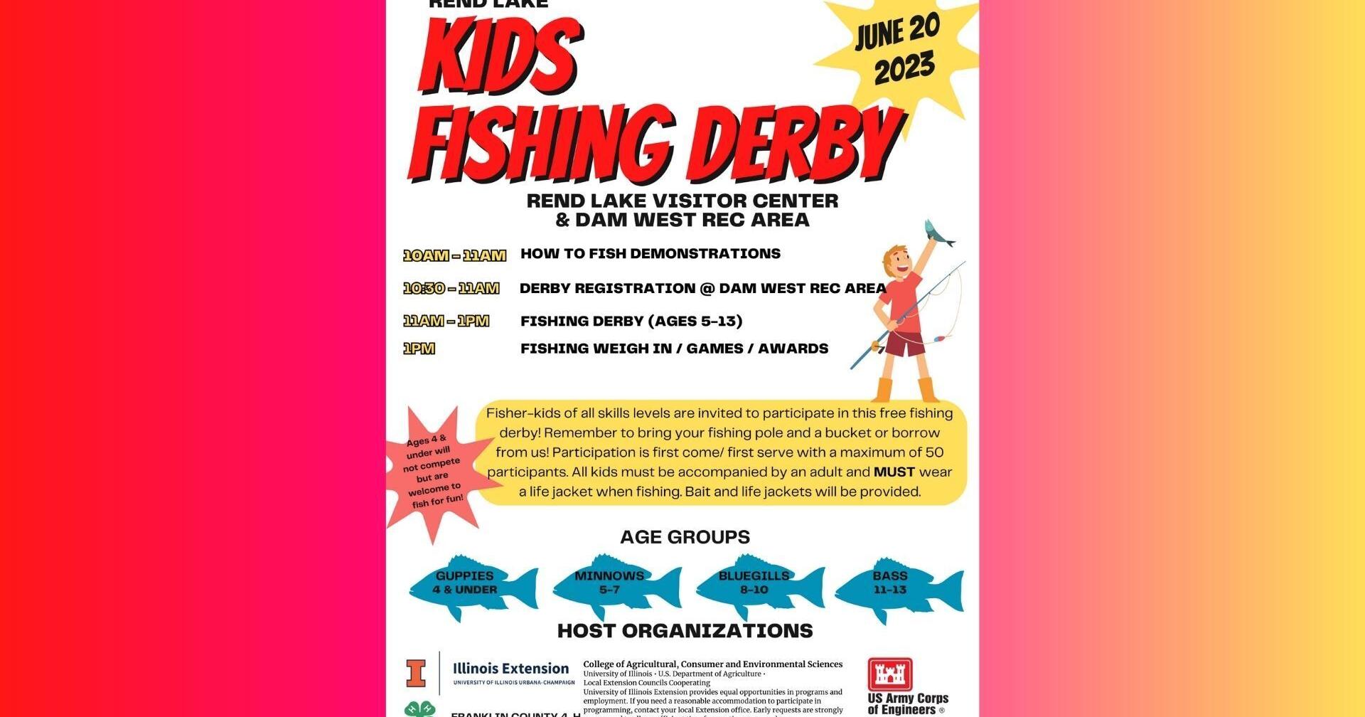 Rend Lake hosting Kids Fishing Derby - Vimarsana News