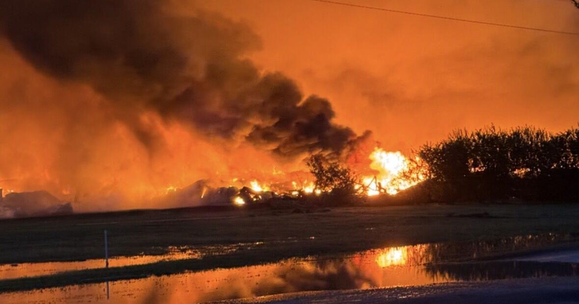 Latham Dukedom Volunteer Fire Department responds to commercial structure fire in Henry County