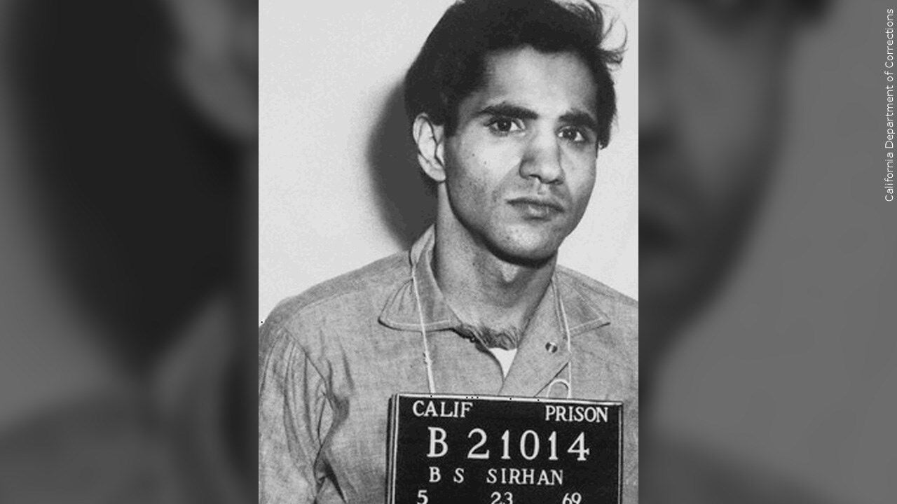 RFK Assassin Sirhan Sirhan Gets Parole On 16th Attempt; Governor Can ...