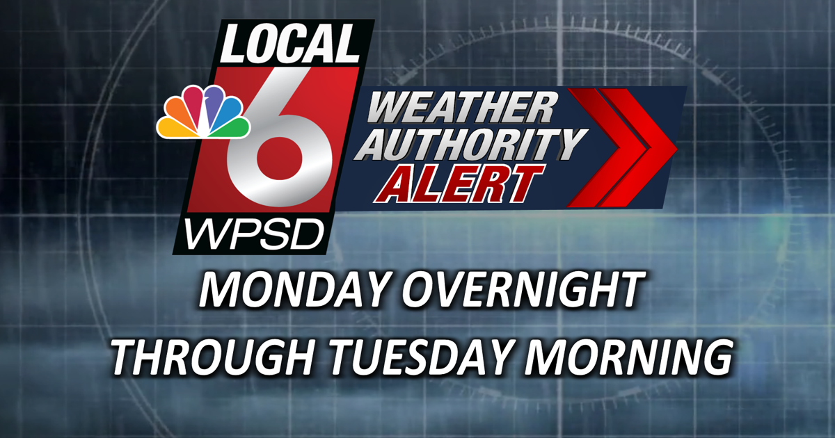 Weather Authority Alert Monday night and Tuesday morning for possible severe storms | News Weather Authority Alert Monday night and Tuesday morning for possible severe storms | News