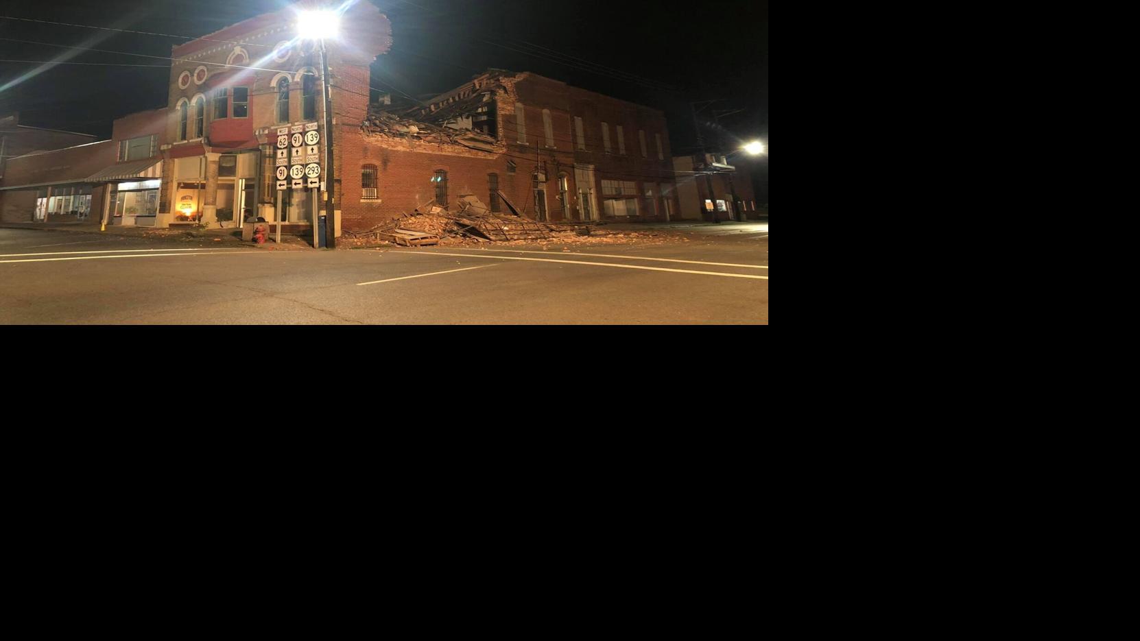 Historic building demolished after early morning collapse in Princeton