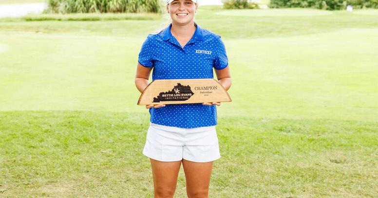 Lyon County alum, UK senior Brown named SEC Golfer of the Week
