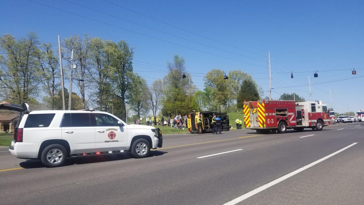 Police Teen driver involved in crash with McCracken County school bus