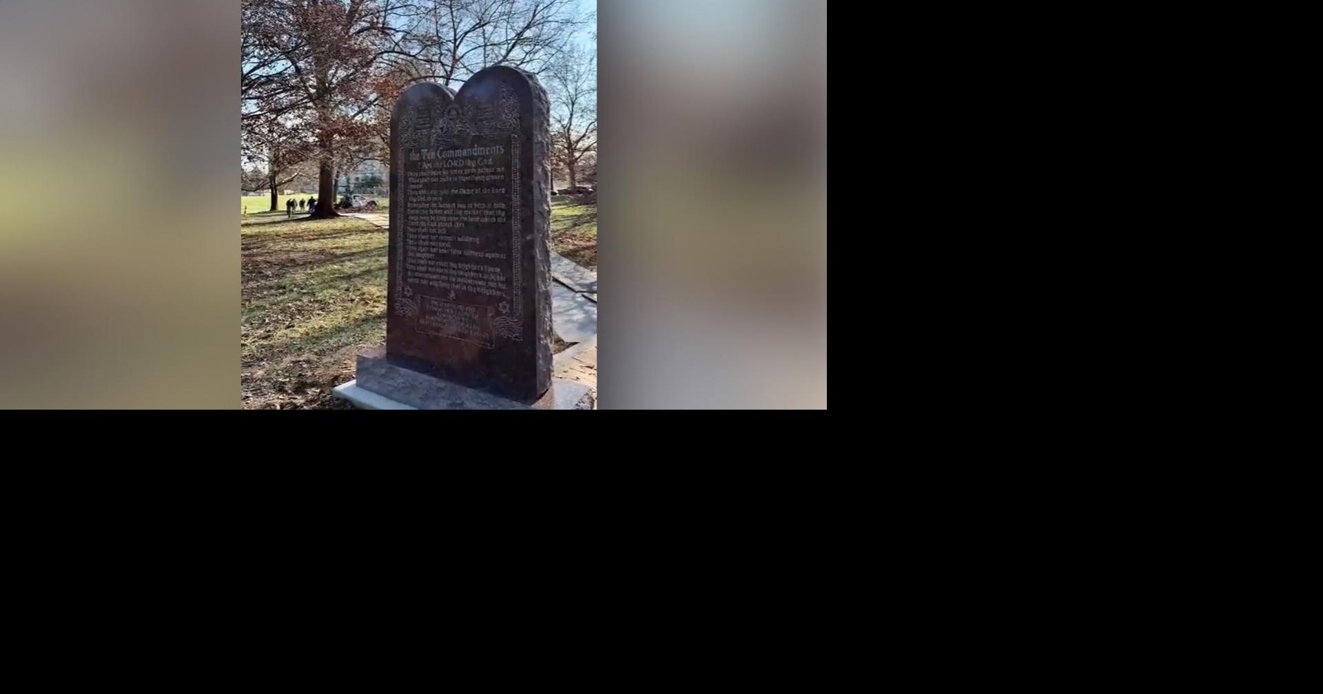 Attorney General Coleman celebrates return of Ten Commandments monument to Kentucky capitol