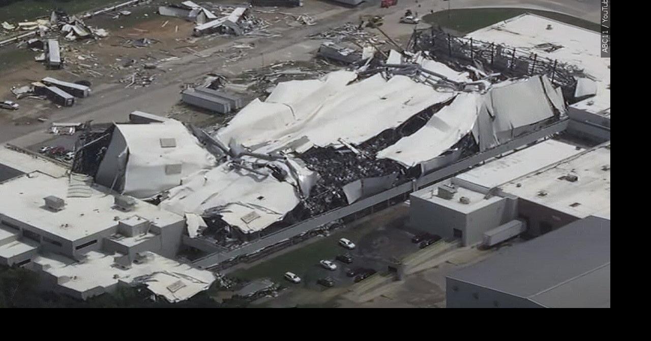 Tornado damages Pfizer plant in North Carolina as scorching heat and ...