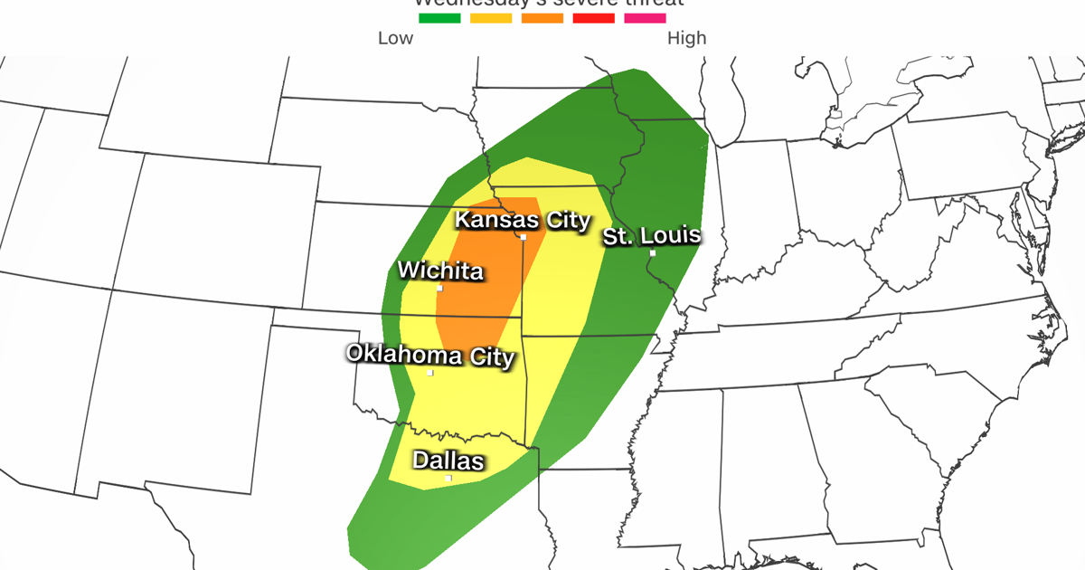 Parts of the US face their most significant tornado and severe storm threat in months | News Parts of the US face their most significant tornado and severe storm threat in months | News