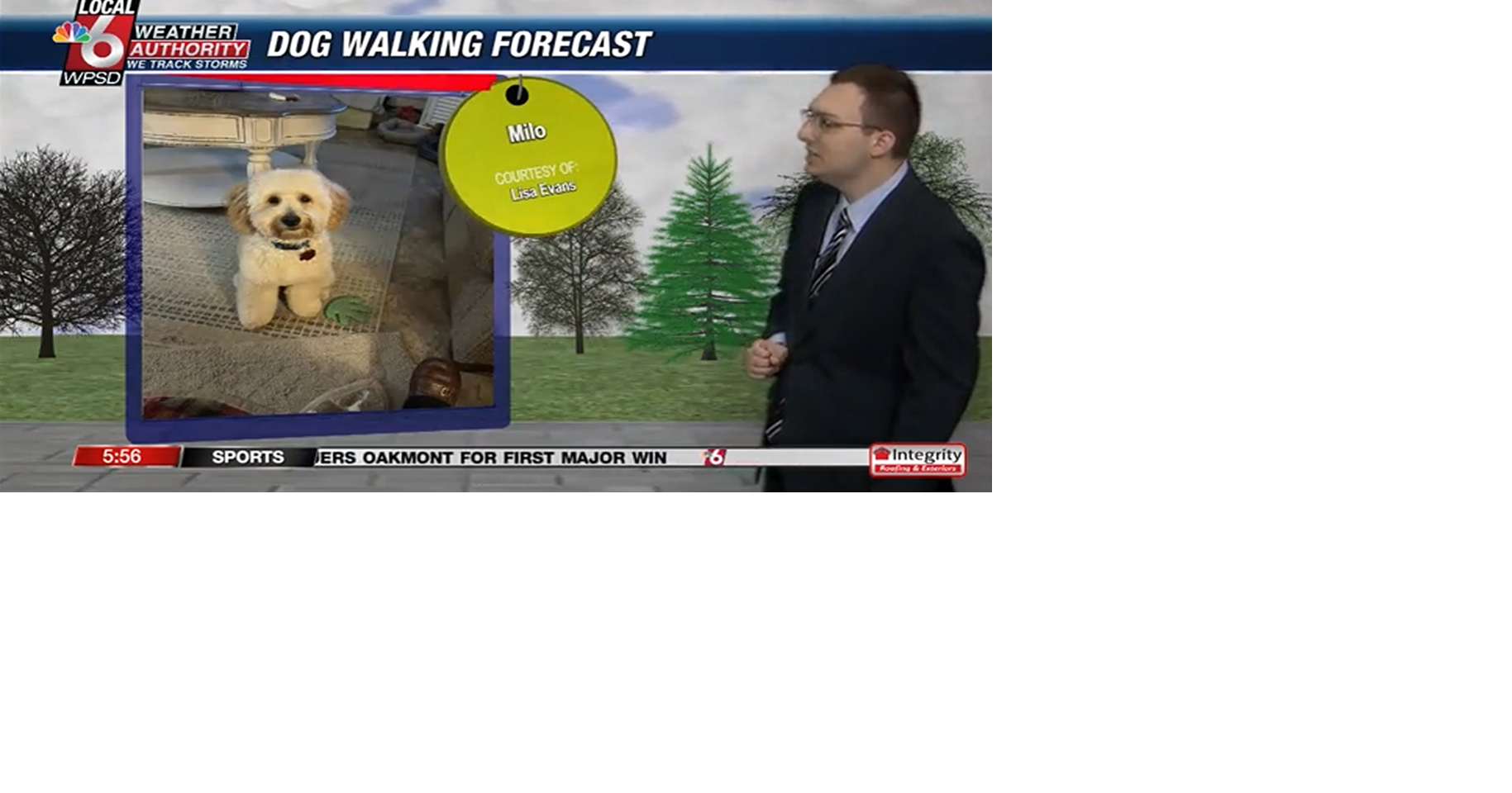 Dog walking forecast 6.16.25