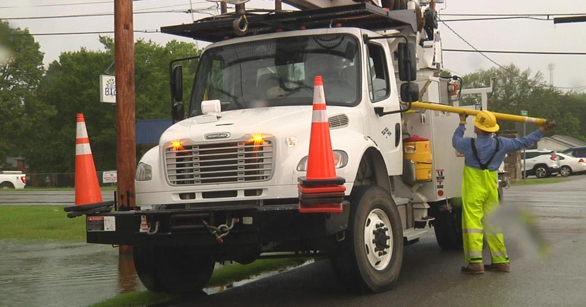Ford Ranger Power Line Worker Working to restore power is dangerous work. Here's how linemen stay ...