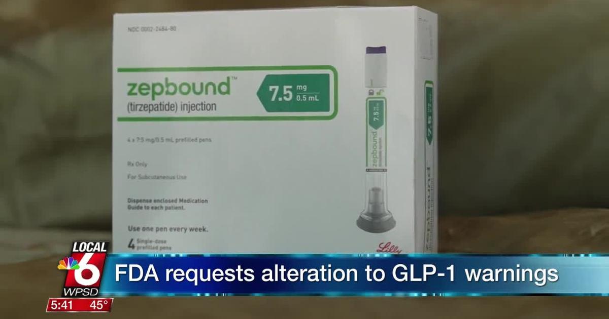 FDA requests alteration to GLP-1 warnings FDA requests alteration to GLP-1 warnings