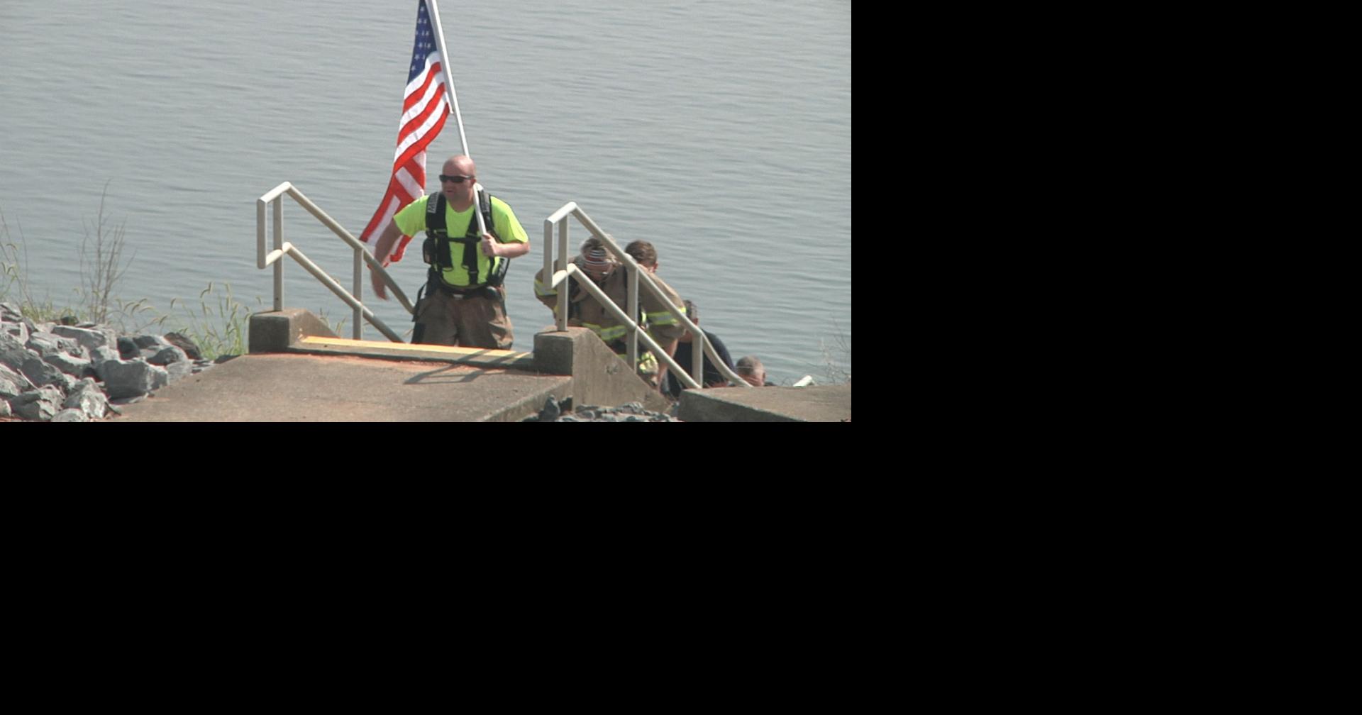 Local firefighters climb stairs at Barkley Dam to honor fallen 9/11 ...