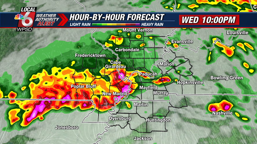 Weather Authority Alert for severe storms and heavy rain Wednesday ...