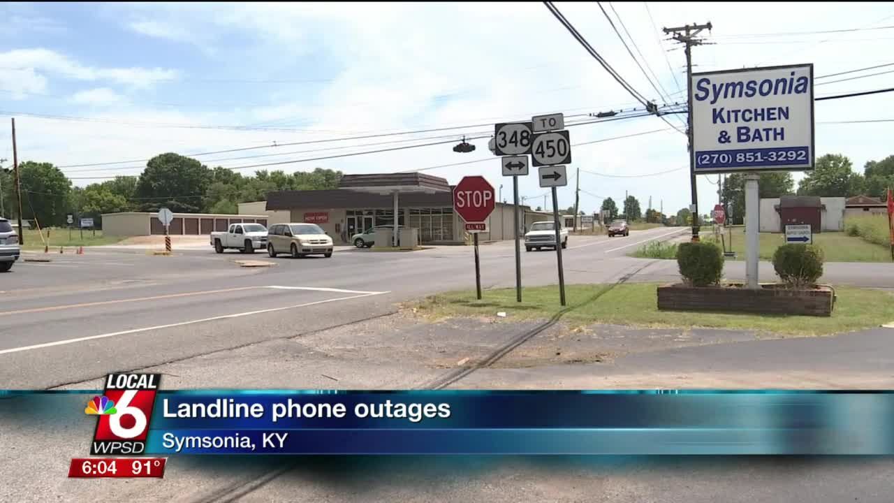 at&t landline service outage