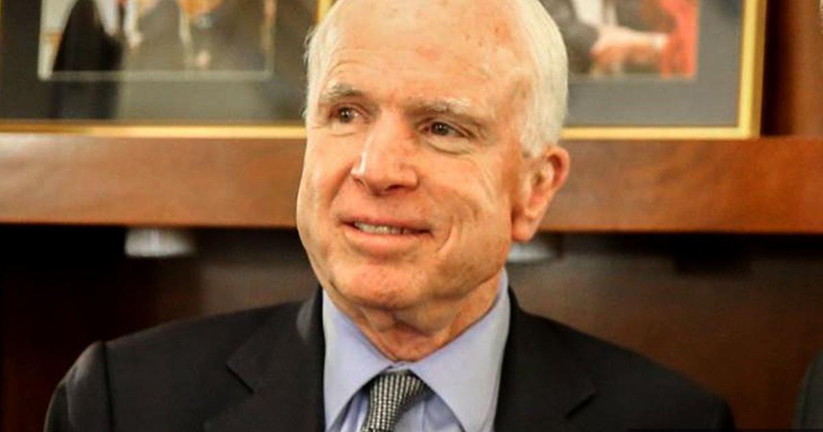 Sen. John McCain discontinuing treatment for brain cancer, family says